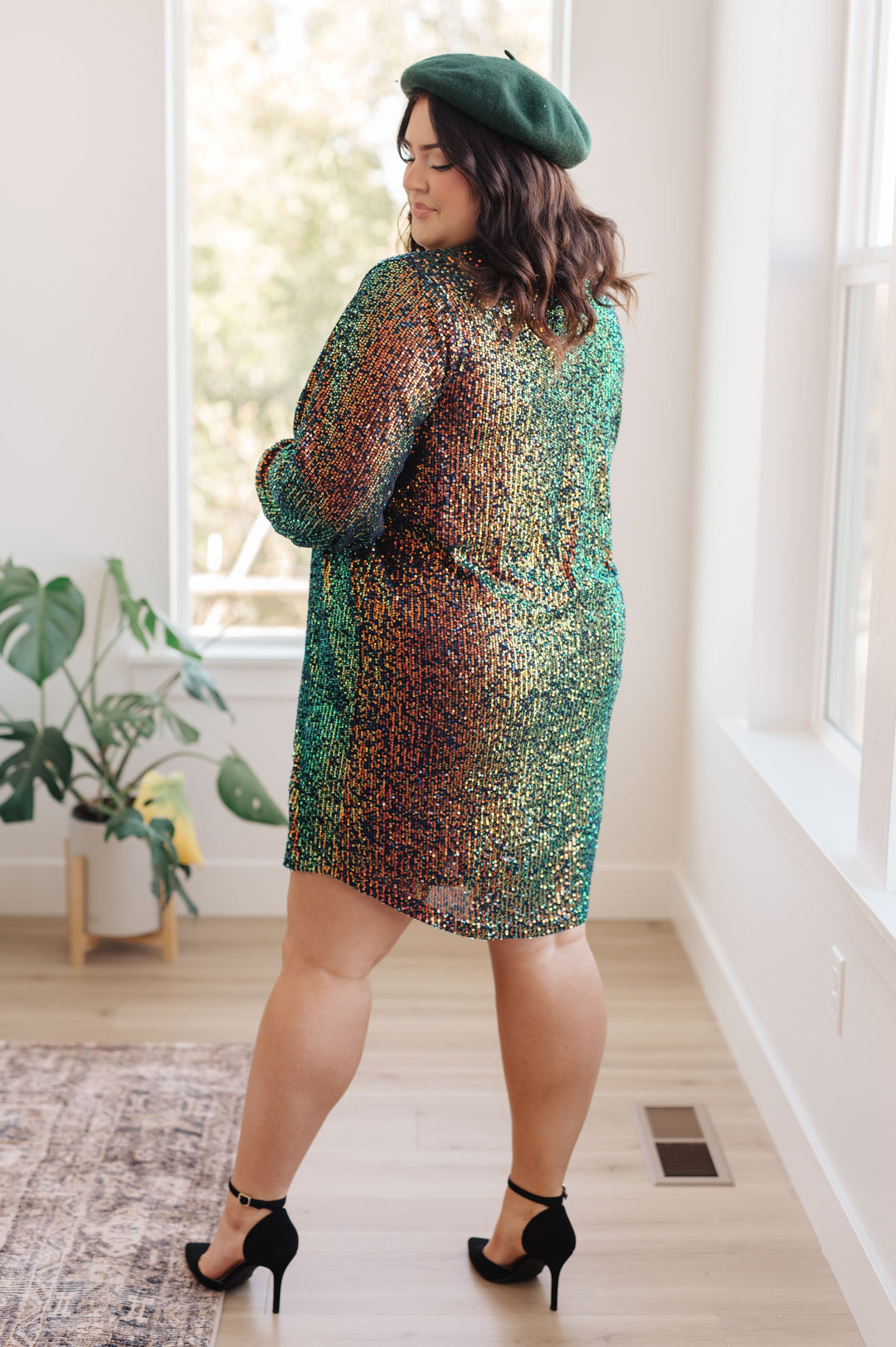 Shimmering Splendor Sequin Shirt Dress-Dresses-Ave Shops-[option4]-[option5]-[option6]-[option7]-[option8]-Shop-Boutique-Clothing-for-Women-Online