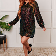 Shimmering Splendor Sequin Shirt Dress-Dresses-Ave Shops-[option4]-[option5]-[option6]-[option7]-[option8]-Shop-Boutique-Clothing-for-Women-Online