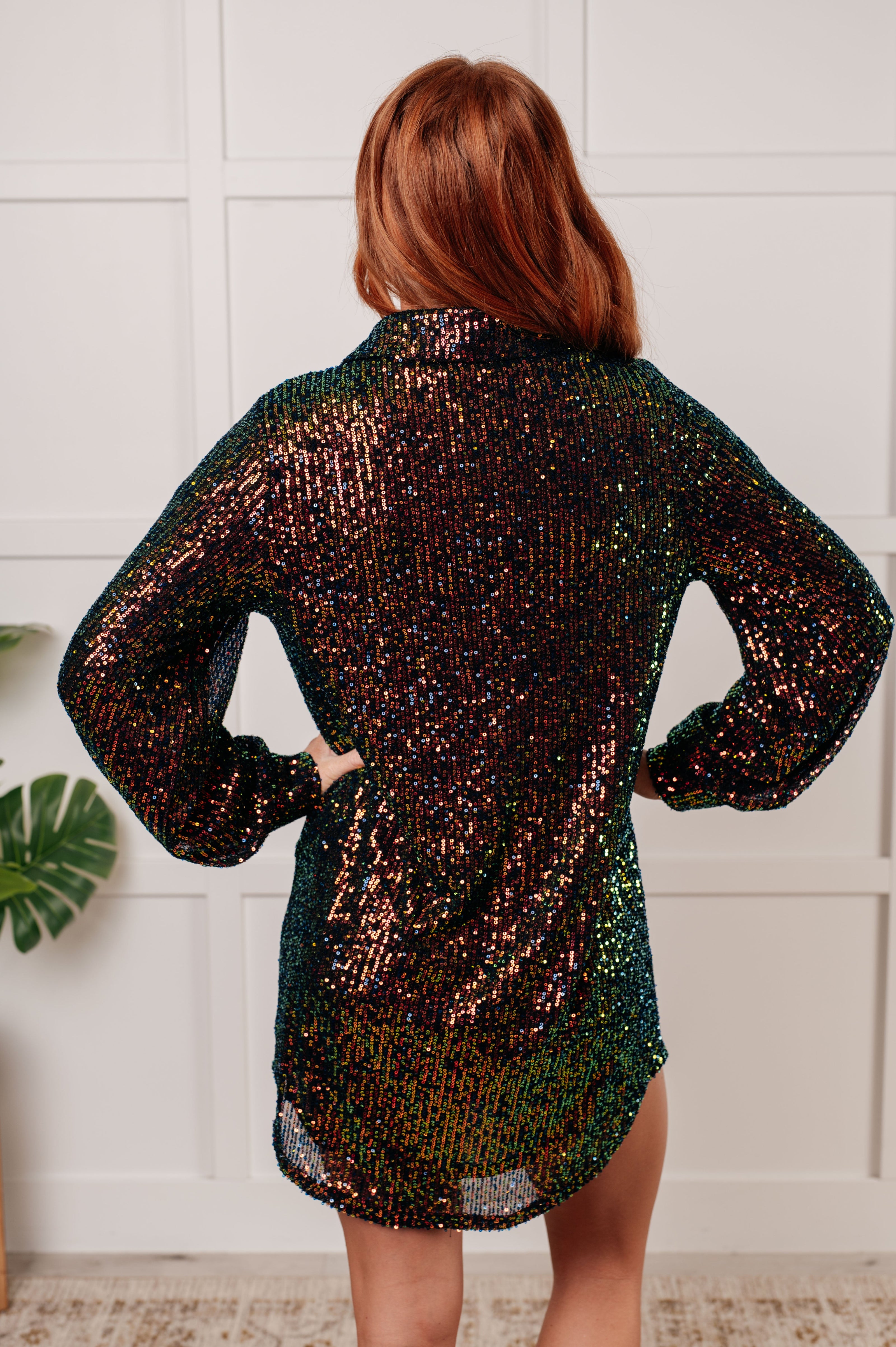 Shimmering Splendor Sequin Shirt Dress-Dresses-Ave Shops-[option4]-[option5]-[option6]-[option7]-[option8]-Shop-Boutique-Clothing-for-Women-Online