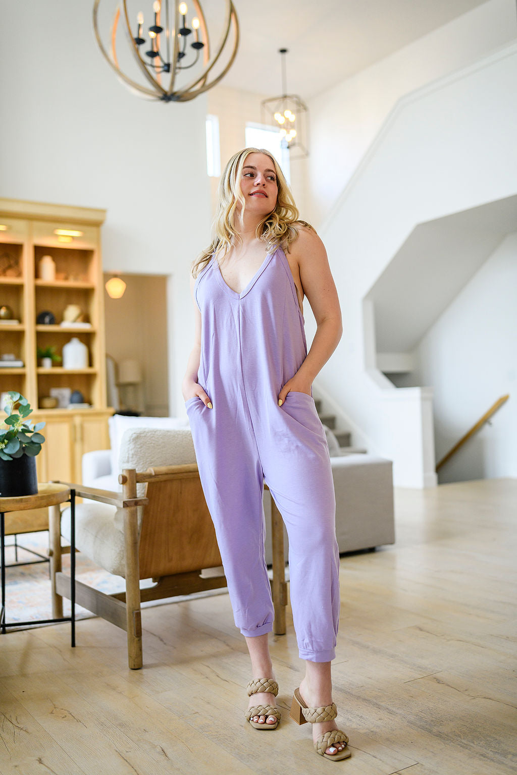 Shirley & Stone Becky Romper - Lavender-Preorder CLOSE 5/3/2024-Shirley & Stone-[option4]-[option5]-[option6]-[option7]-[option8]-Shop-Boutique-Clothing-for-Women-Online