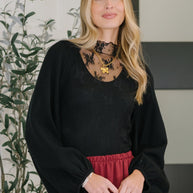 Short But Sweet Shrug in Black-Womens-Ave Shops-[option4]-[option5]-[option6]-[option7]-[option8]-Shop-Boutique-Clothing-for-Women-Online