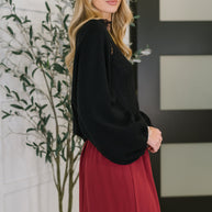 Short But Sweet Shrug in Black-Womens-Ave Shops-[option4]-[option5]-[option6]-[option7]-[option8]-Shop-Boutique-Clothing-for-Women-Online