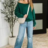 Side Hustle Off Shoulder Long Sleeve Top-Womens-Ave Shops-[option4]-[option5]-[option6]-[option7]-[option8]-Shop-Boutique-Clothing-for-Women-Online