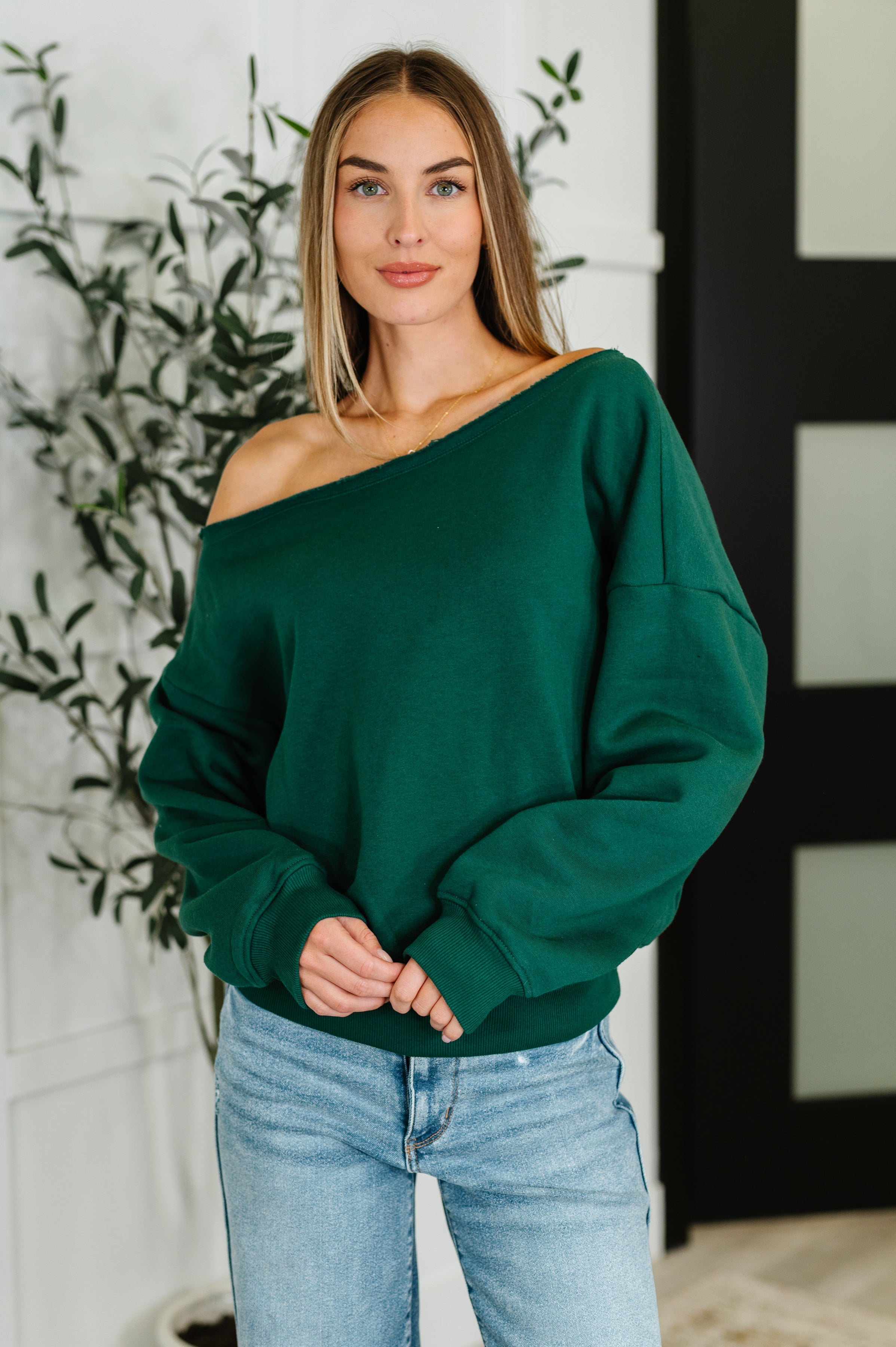 Side Hustle Off Shoulder Long Sleeve Top-Womens-Ave Shops-[option4]-[option5]-[option6]-[option7]-[option8]-Shop-Boutique-Clothing-for-Women-Online