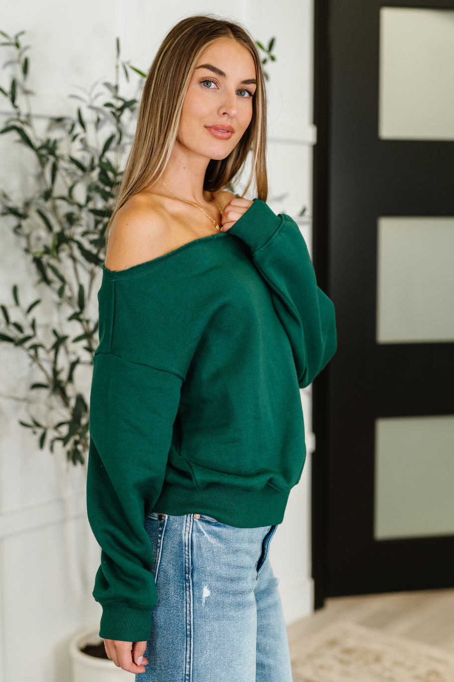 Side Hustle Off Shoulder Long Sleeve Top-Womens-Ave Shops-[option4]-[option5]-[option6]-[option7]-[option8]-Shop-Boutique-Clothing-for-Women-Online