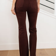 Judy Blue Sienna High Rise Control Top Flare Jeans in Espresso-Denim-Ave Shops-[option4]-[option5]-[option6]-[option7]-[option8]-Shop-Boutique-Clothing-for-Women-Online