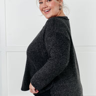 Zenana Simple Silhouette Brushed Hacci Sweater in Black-Tops-Ave Shops-[option4]-[option5]-[option6]-[option7]-[option8]-Shop-Boutique-Clothing-for-Women-Online