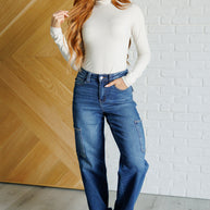 Simple Situation Mock Neck Bodysuit in White Pearl-Bodysuits-Ave Shops-[option4]-[option5]-[option6]-[option7]-[option8]-Shop-Boutique-Clothing-for-Women-Online