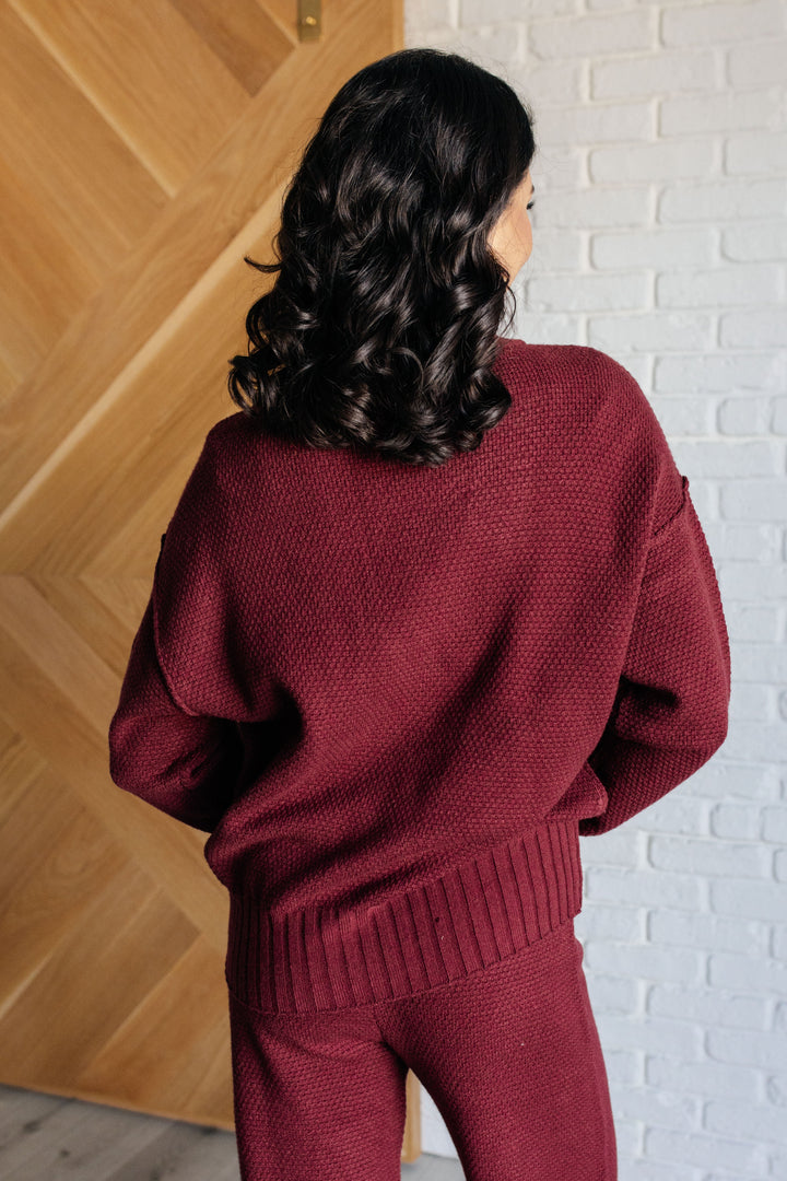 Simple Solution Knit Set in Wine-Sets-Ave Shops-[option4]-[option5]-[option6]-[option7]-[option8]-Shop-Boutique-Clothing-for-Women-Online