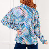 Skies Above Patterned Button Up Shirt-Tops-Ave Shops-[option4]-[option5]-[option6]-[option7]-[option8]-Shop-Boutique-Clothing-for-Women-Online