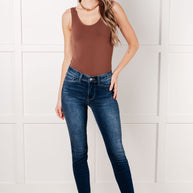 Skylar Mid Rise Thermal Vintage Skinny Jean-Womens-Ave Shops-[option4]-[option5]-[option6]-[option7]-[option8]-Shop-Boutique-Clothing-for-Women-Online