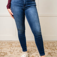 Skylar Mid Rise Thermal Vintage Skinny Jean-Womens-Ave Shops-[option4]-[option5]-[option6]-[option7]-[option8]-Shop-Boutique-Clothing-for-Women-Online