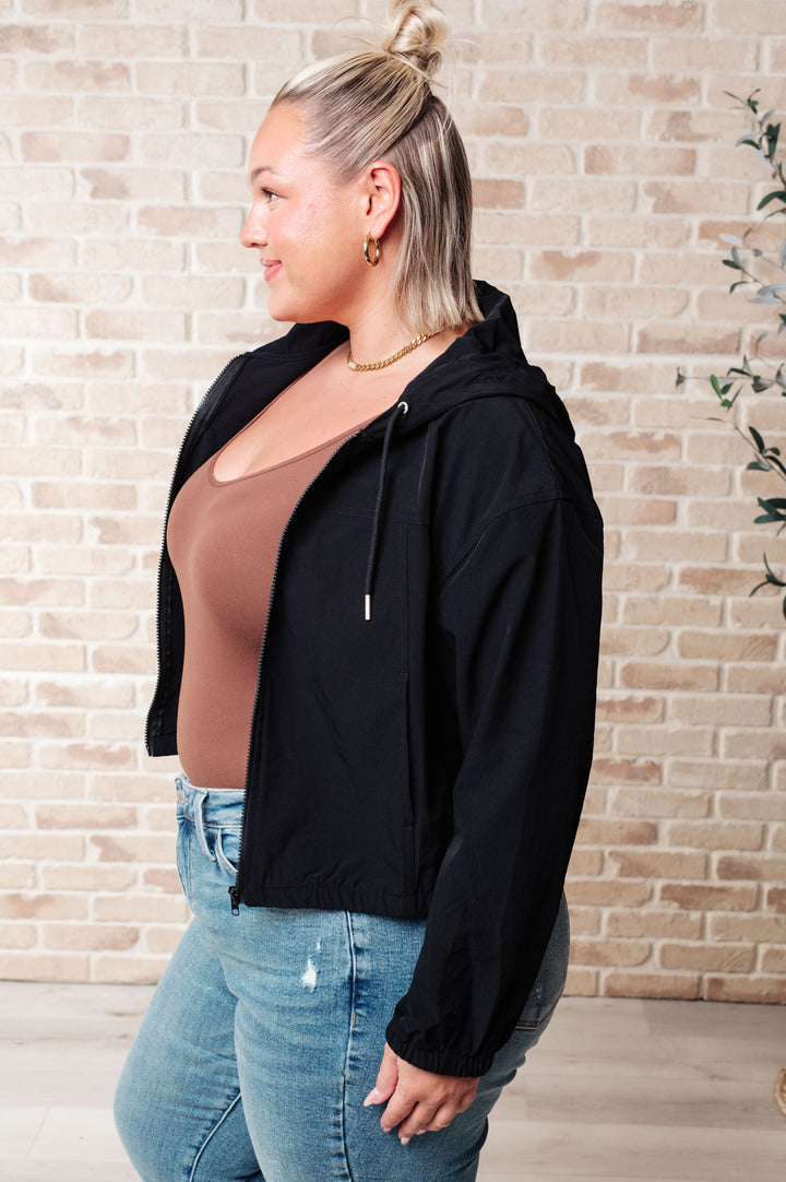 Sky of Only Clouds Zip Up in Black-Womens-Ave Shops-[option4]-[option5]-[option6]-[option7]-[option8]-Shop-Boutique-Clothing-for-Women-Online