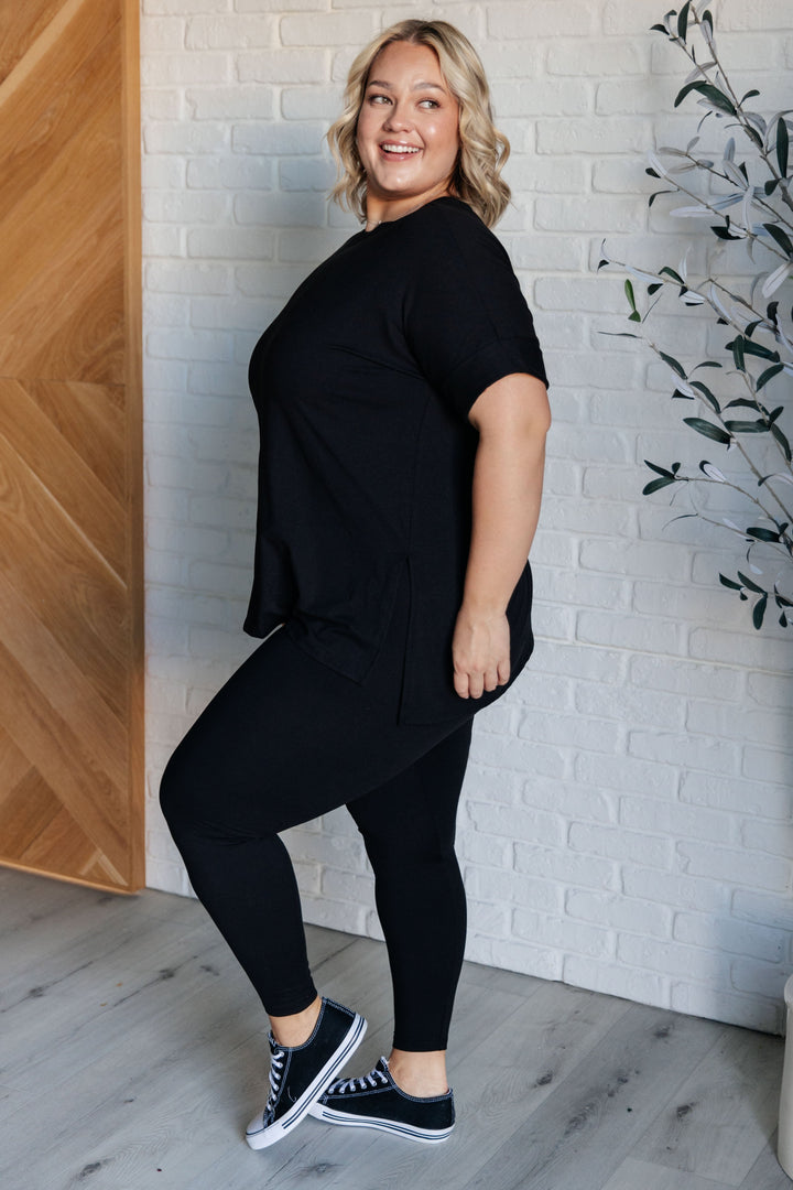 Zenana Soft Serve Brushed Microfiber Set in Black-Athleisure-Ave Shops-[option4]-[option5]-[option6]-[option7]-[option8]-Shop-Boutique-Clothing-for-Women-Online