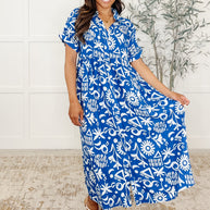 Soft Sonata V-Neck Dress in Blue-Womens-Ave Shops-[option4]-[option5]-[option6]-[option7]-[option8]-Shop-Boutique-Clothing-for-Women-Online