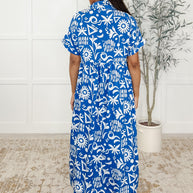 Soft Sonata V-Neck Dress in Blue-Womens-Ave Shops-[option4]-[option5]-[option6]-[option7]-[option8]-Shop-Boutique-Clothing-for-Women-Online