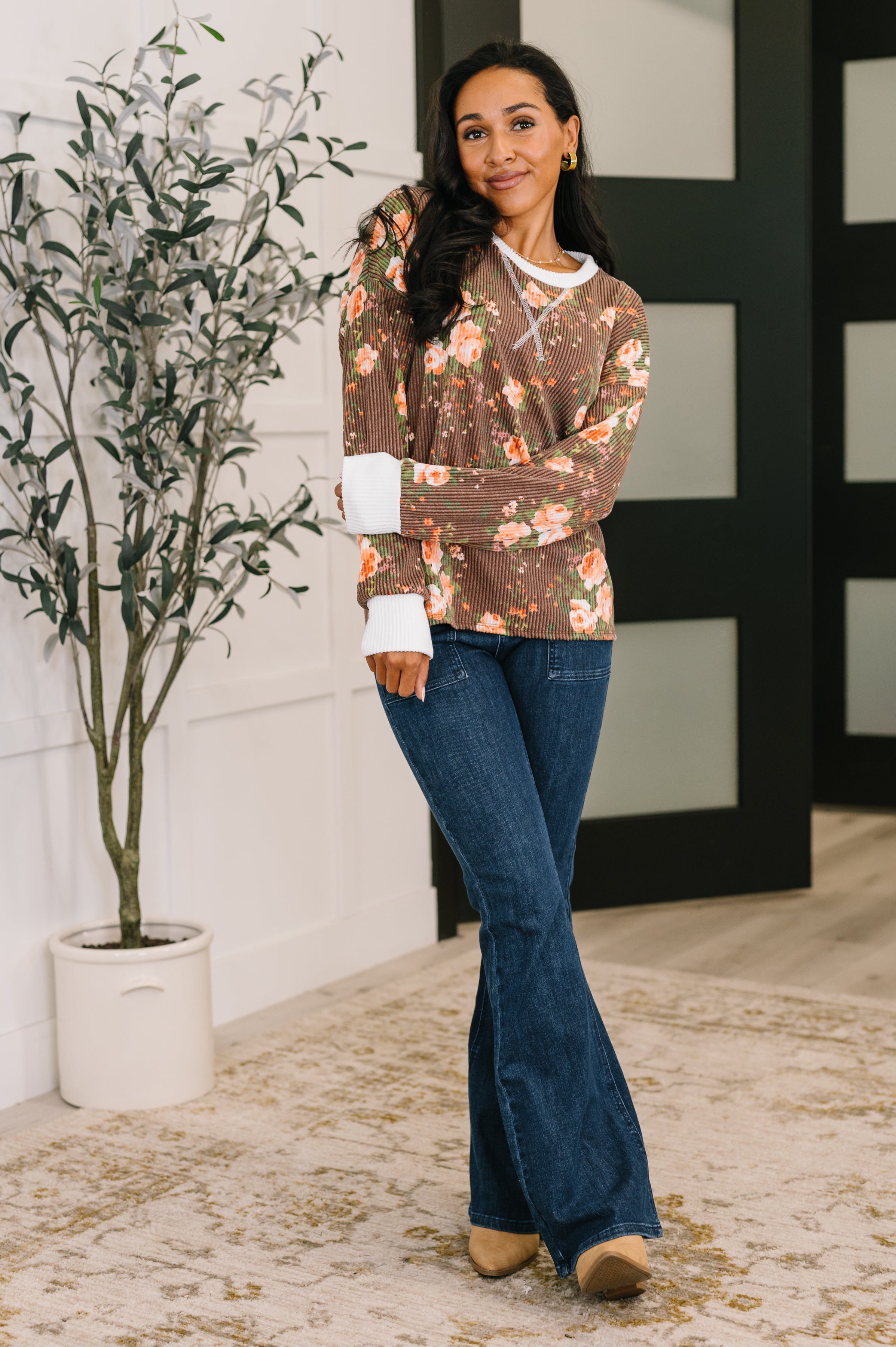 Somebody to Lean On Cable Ribbed Top-Womens-Ave Shops-[option4]-[option5]-[option6]-[option7]-[option8]-Shop-Boutique-Clothing-for-Women-Online