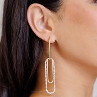 Sonia Link Earrings In Gold-Accessories-Ave Shops-[option4]-[option5]-[option6]-[option7]-[option8]-Shop-Boutique-Clothing-for-Women-Online