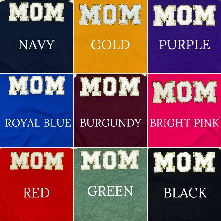 Football Mom Chenille Patch Sweatshirt-Womens-Ave Shops-[option4]-[option5]-[option6]-[option7]-[option8]-Shop-Boutique-Clothing-for-Women-Online