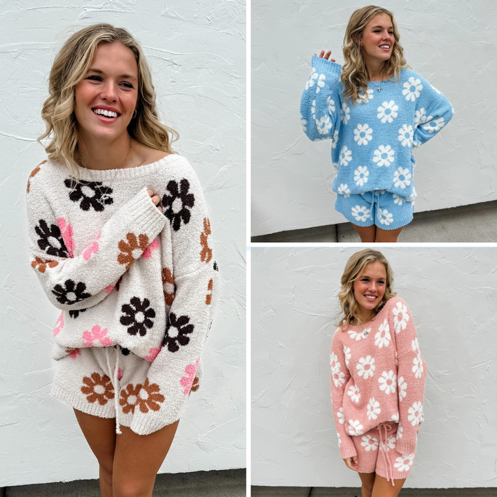 Blakeley Daisy Cloud Lounge Sets in Three Colors-Womens-Ave Shops-[option4]-[option5]-[option6]-[option7]-[option8]-Shop-Boutique-Clothing-for-Women-Online