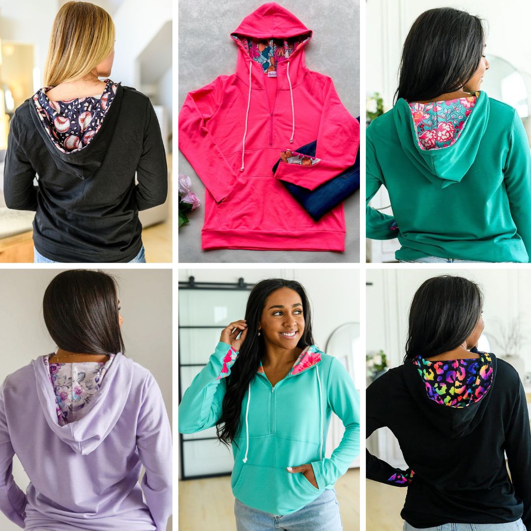 Audre Half Zip Hoodie in Six Colors-Preorder-Ave Shops-[option4]-[option5]-[option6]-[option7]-[option8]-Shop-Boutique-Clothing-for-Women-Online