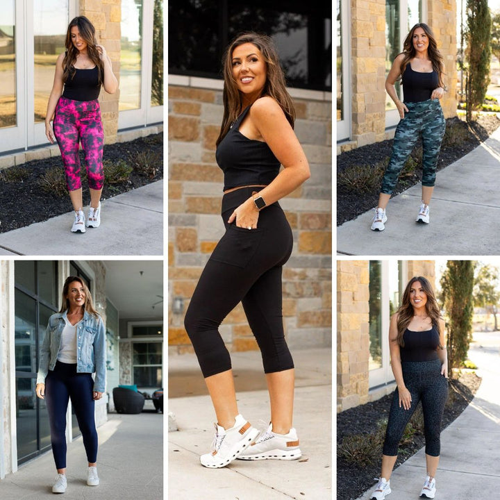 Julia Rose Capri Leggings with Pockets in Nine Colors-Womens-Ave Shops-[option4]-[option5]-[option6]-[option7]-[option8]-Shop-Boutique-Clothing-for-Women-Online