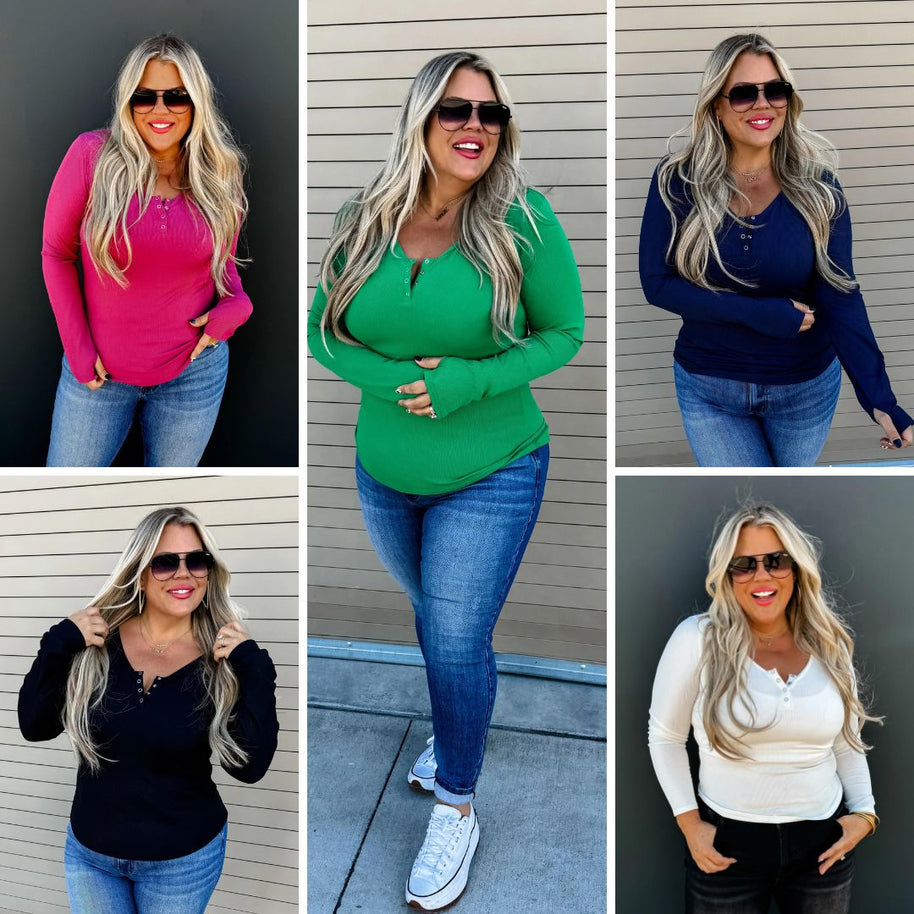 Blakeley Brooklyn Snap Henley in Five Colors-Womens-Ave Shops-[option4]-[option5]-[option6]-[option7]-[option8]-Shop-Boutique-Clothing-for-Women-Online
