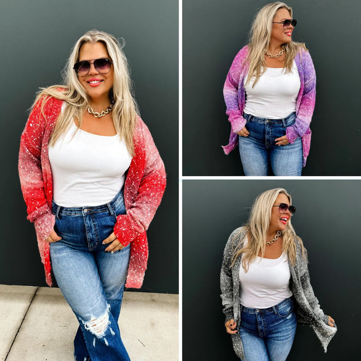 Blakeley Starstruck Ombre Cardigan in Three Colors-Womens-Ave Shops-[option4]-[option5]-[option6]-[option7]-[option8]-Shop-Boutique-Clothing-for-Women-Online