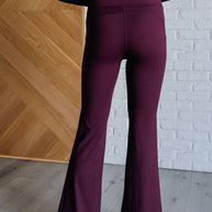 Stamina Stride Flare Leggings in Cassis-Athleisure-Ave Shops-[option4]-[option5]-[option6]-[option7]-[option8]-Shop-Boutique-Clothing-for-Women-Online