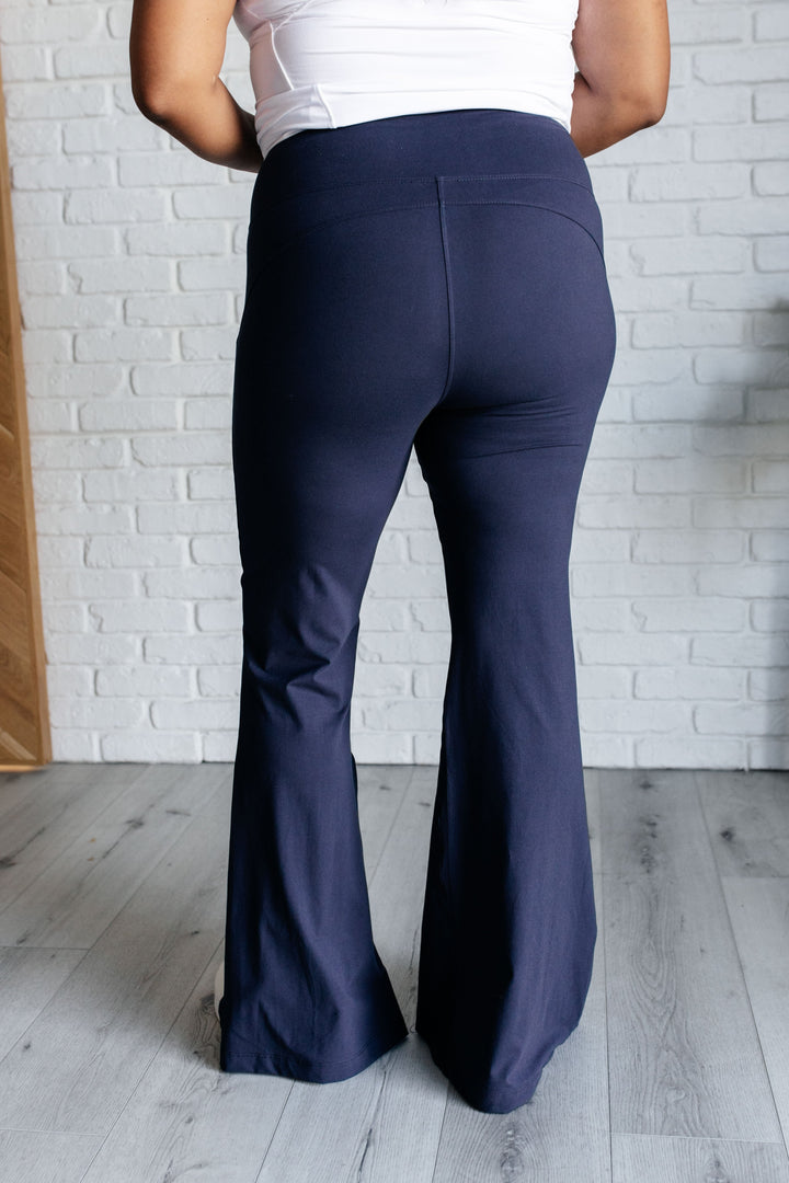 Stamina Stride Flare Leggings in Navy-Athleisure-Ave Shops-[option4]-[option5]-[option6]-[option7]-[option8]-Shop-Boutique-Clothing-for-Women-Online