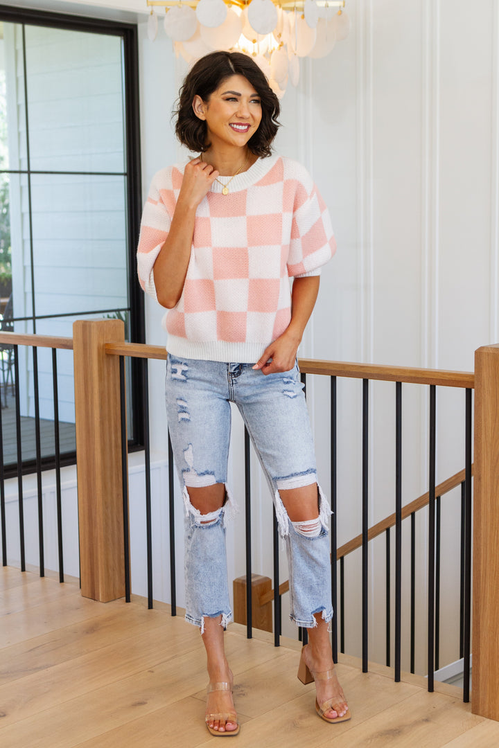 Start Me Up Checkered Sweater-Womens-Ave Shops-[option4]-[option5]-[option6]-[option7]-[option8]-Shop-Boutique-Clothing-for-Women-Online