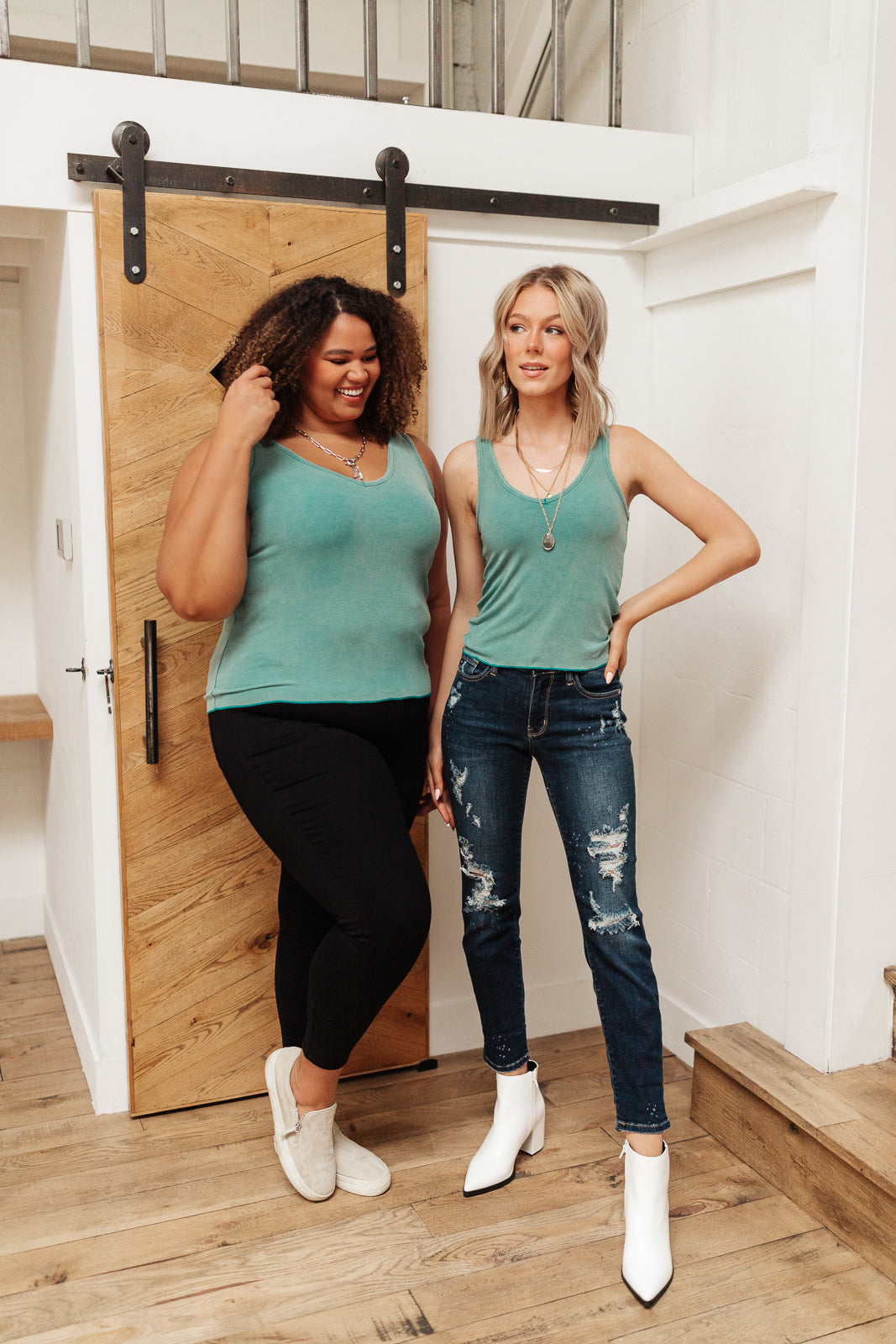 Stay Easy Tank In Aqua-Womens-Ave Shops-[option4]-[option5]-[option6]-[option7]-[option8]-Shop-Boutique-Clothing-for-Women-Online