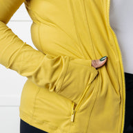 Rae Mode Staying Swift Activewear Jacket in Yellow Pear-Layers-Ave Shops-[option4]-[option5]-[option6]-[option7]-[option8]-Shop-Boutique-Clothing-for-Women-Online