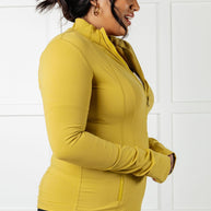 Rae Mode Staying Swift Activewear Jacket in Yellow Pear-Layers-Ave Shops-[option4]-[option5]-[option6]-[option7]-[option8]-Shop-Boutique-Clothing-for-Women-Online