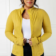Rae Mode Staying Swift Activewear Jacket in Yellow Pear-Layers-Ave Shops-[option4]-[option5]-[option6]-[option7]-[option8]-Shop-Boutique-Clothing-for-Women-Online