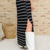Striped Maxi Dress In Black-Womens-Ave Shops-[option4]-[option5]-[option6]-[option7]-[option8]-Shop-Boutique-Clothing-for-Women-Online