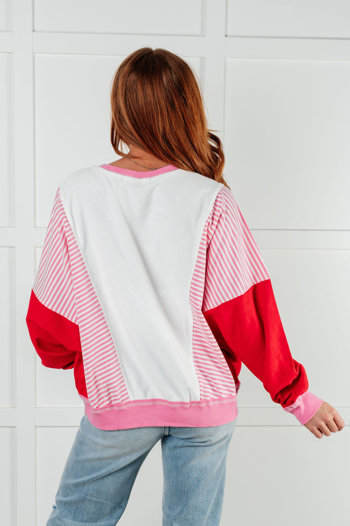 Stripes on My Sleeves Color Block Pullover-Tops-Ave Shops-[option4]-[option5]-[option6]-[option7]-[option8]-Shop-Boutique-Clothing-for-Women-Online