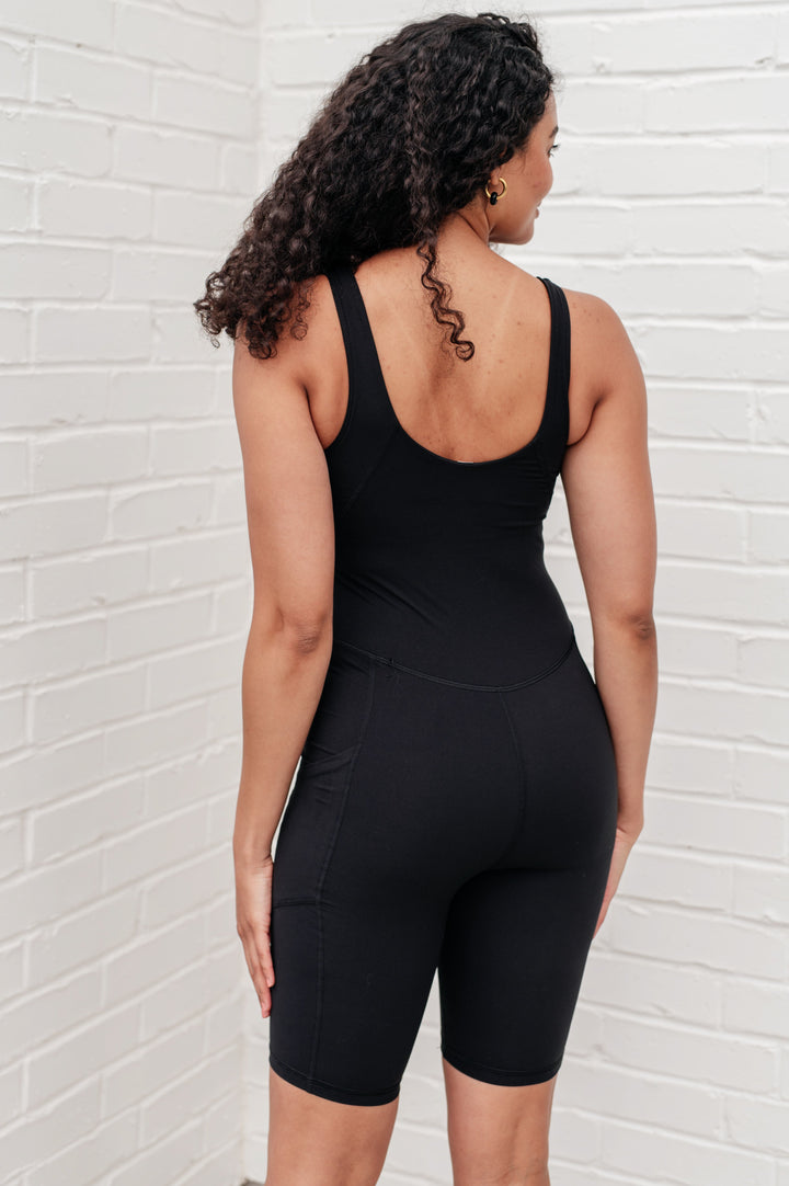 Rae Mode Sun Salutations Body Suit in Black-Athleisure-Ave Shops-[option4]-[option5]-[option6]-[option7]-[option8]-Shop-Boutique-Clothing-for-Women-Online