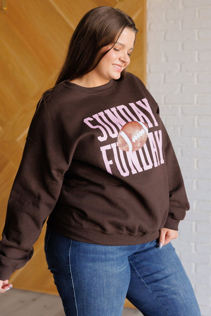 Sunday Funday Graphic Sweatshirt-Tops-Ave Shops-[option4]-[option5]-[option6]-[option7]-[option8]-Shop-Boutique-Clothing-for-Women-Online