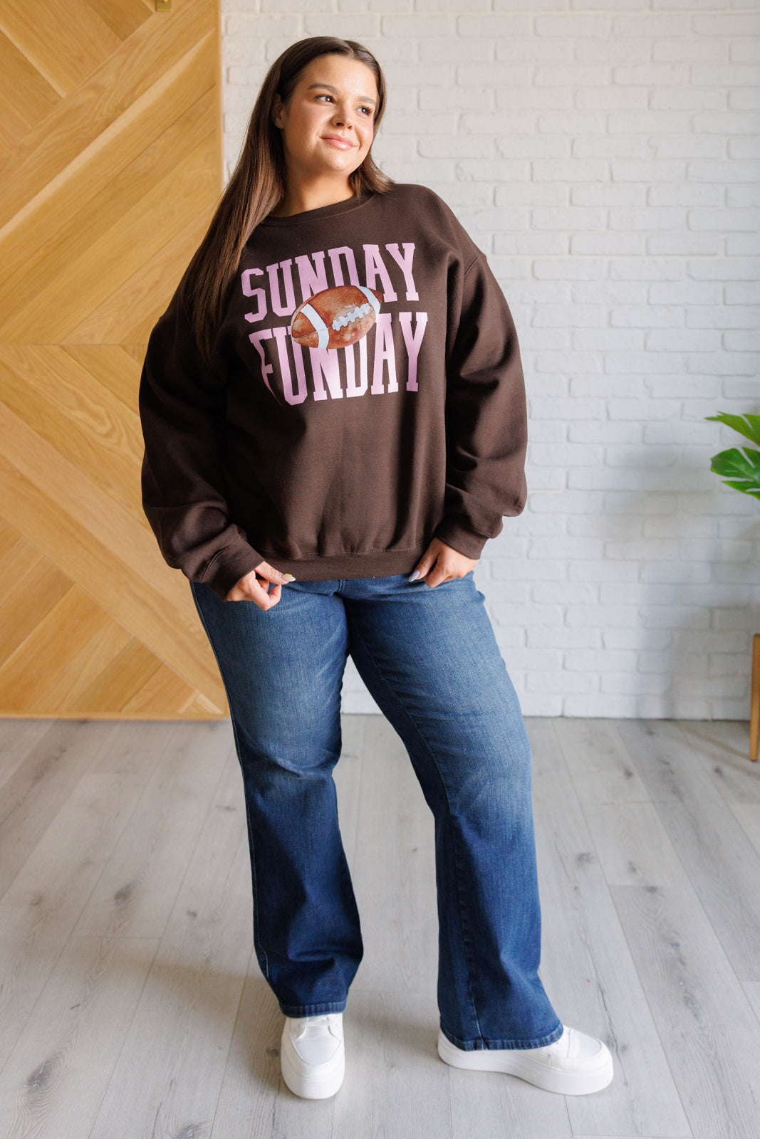 Sunday Funday Graphic Sweatshirt-Tops-Ave Shops-[option4]-[option5]-[option6]-[option7]-[option8]-Shop-Boutique-Clothing-for-Women-Online