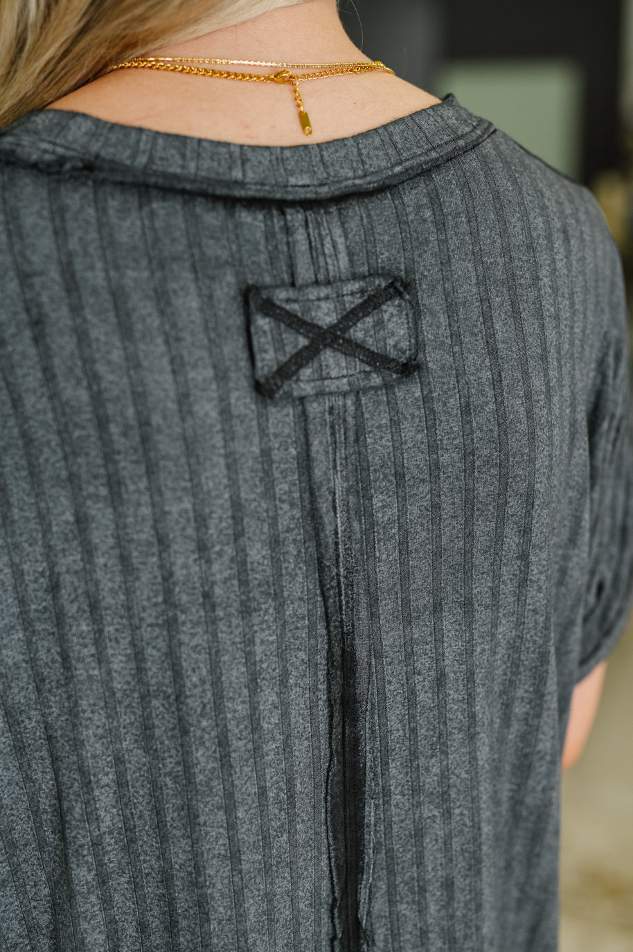 Zenana Sunday's Bestie Mineral Wash Top in Ash Black-Womens-Ave Shops-[option4]-[option5]-[option6]-[option7]-[option8]-Shop-Boutique-Clothing-for-Women-Online