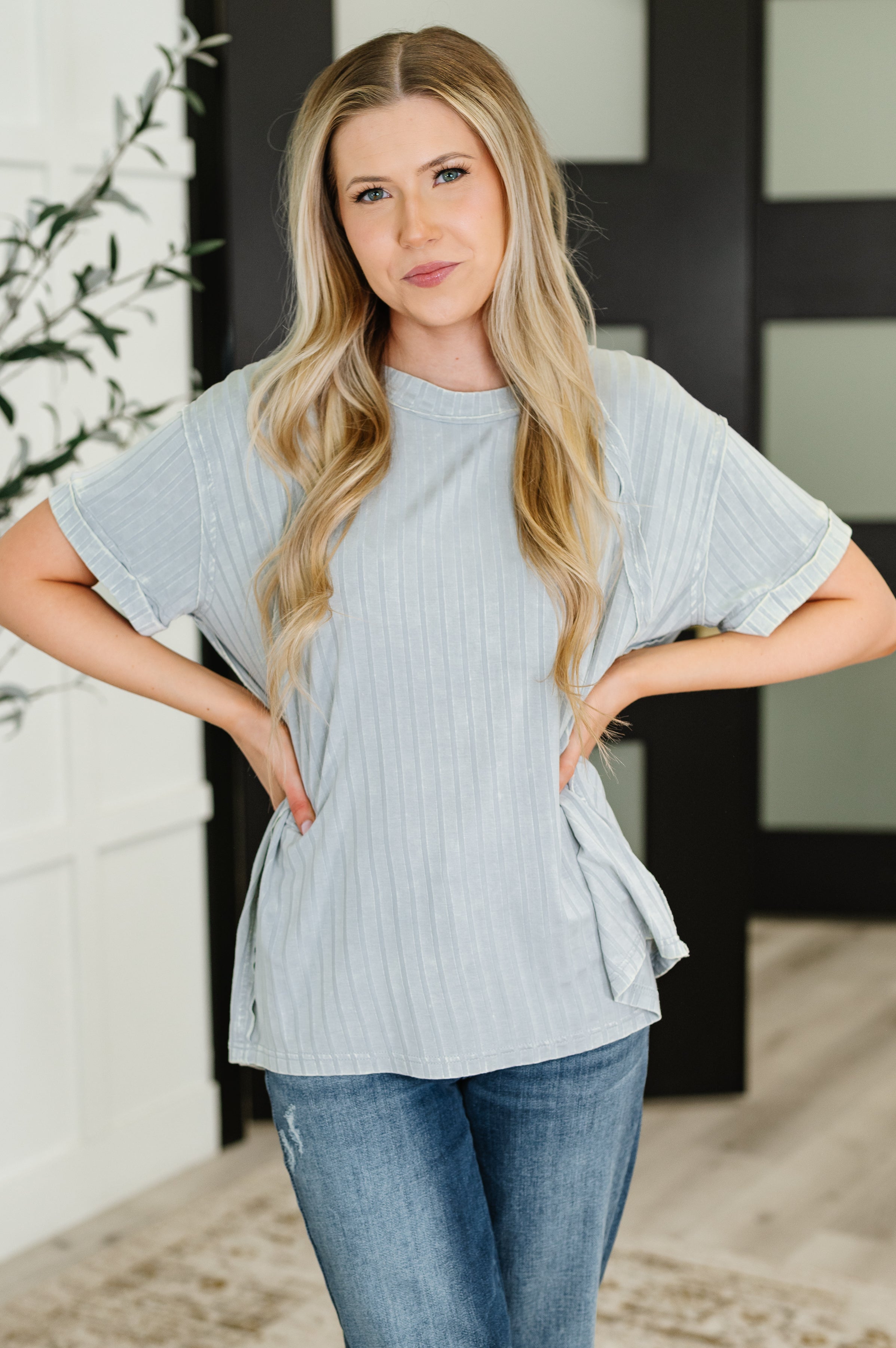 Zenana Sunday's Bestie Mineral Wash Top in Light Grey-Womens-Ave Shops-[option4]-[option5]-[option6]-[option7]-[option8]-Shop-Boutique-Clothing-for-Women-Online