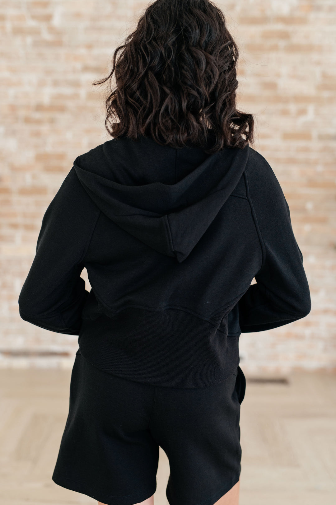 Sun or Shade Zip Up Jacket in Black-Athleisure-The Bee Chic Boutique-[option4]-[option5]-[option6]-[option7]-[option8]-Shop-Boutique-Clothing-for-Women-Online