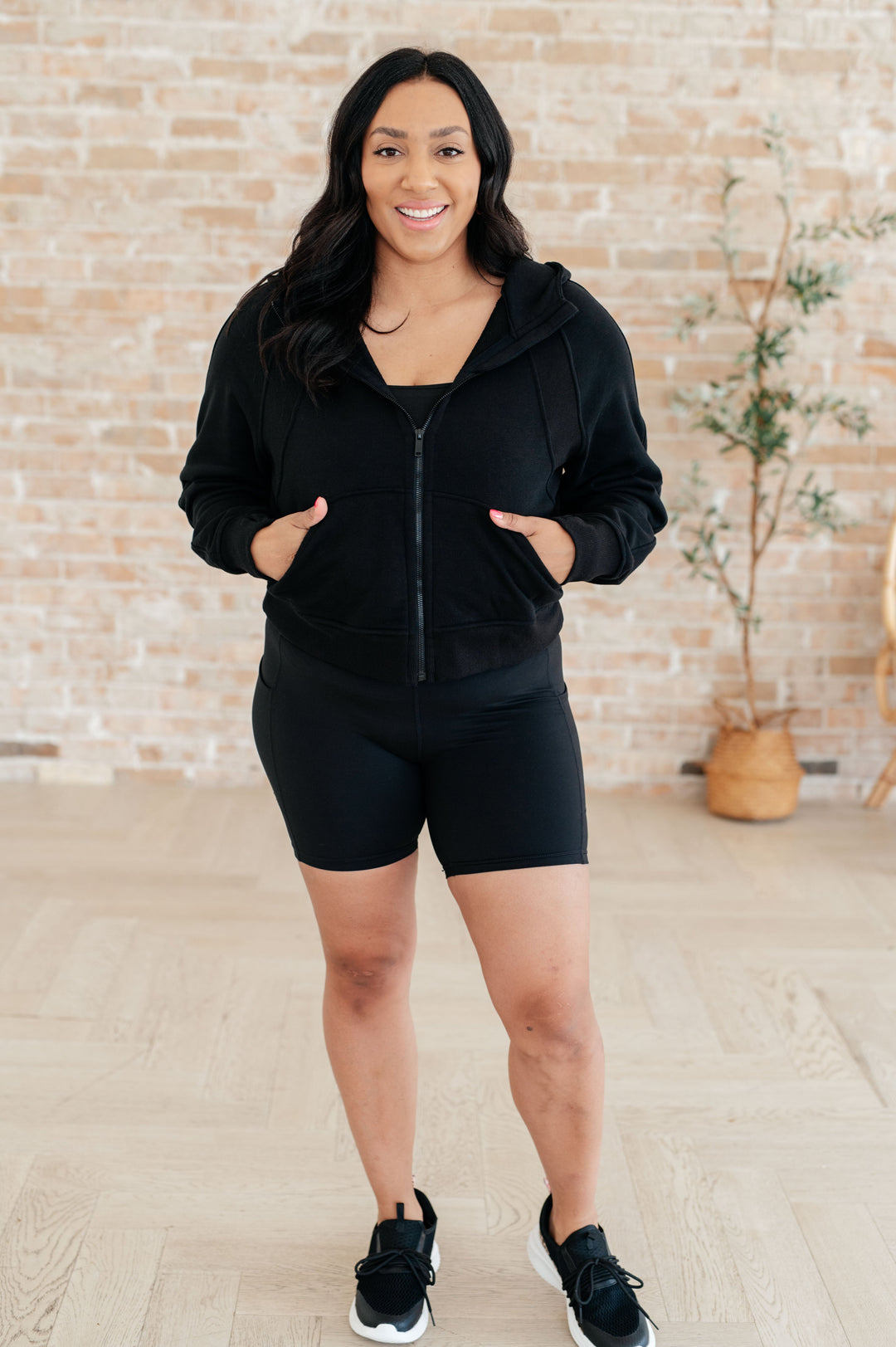 Getting Active Biker Shorts in Black-Athleisure-Ave Shops-[option4]-[option5]-[option6]-[option7]-[option8]-Shop-Boutique-Clothing-for-Women-Online