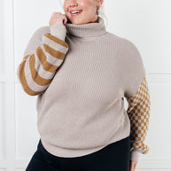 Super Seasonal Patchwork Waffle Knit Sweater-Tops-Ave Shops-[option4]-[option5]-[option6]-[option7]-[option8]-Shop-Boutique-Clothing-for-Women-Online