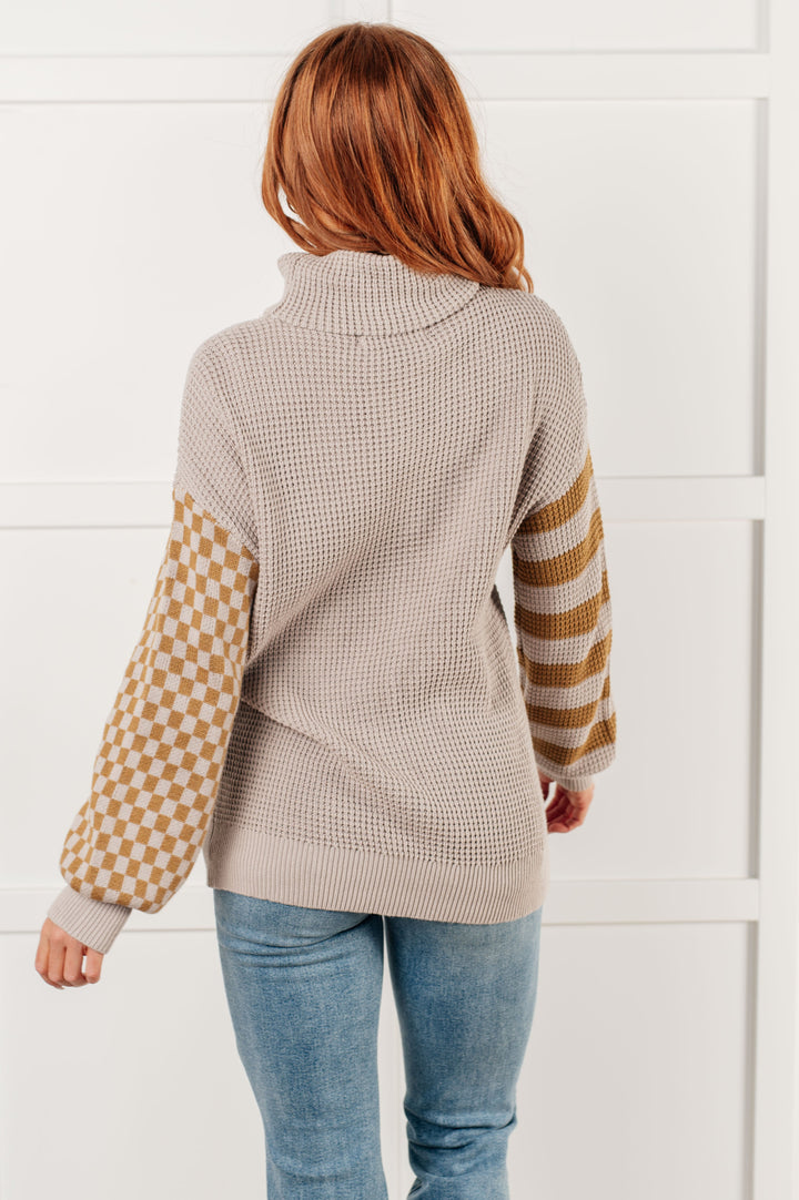 Super Seasonal Patchwork Waffle Knit Sweater-Tops-Ave Shops-[option4]-[option5]-[option6]-[option7]-[option8]-Shop-Boutique-Clothing-for-Women-Online