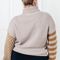 Super Seasonal Patchwork Waffle Knit Sweater-Tops-Ave Shops-[option4]-[option5]-[option6]-[option7]-[option8]-Shop-Boutique-Clothing-for-Women-Online