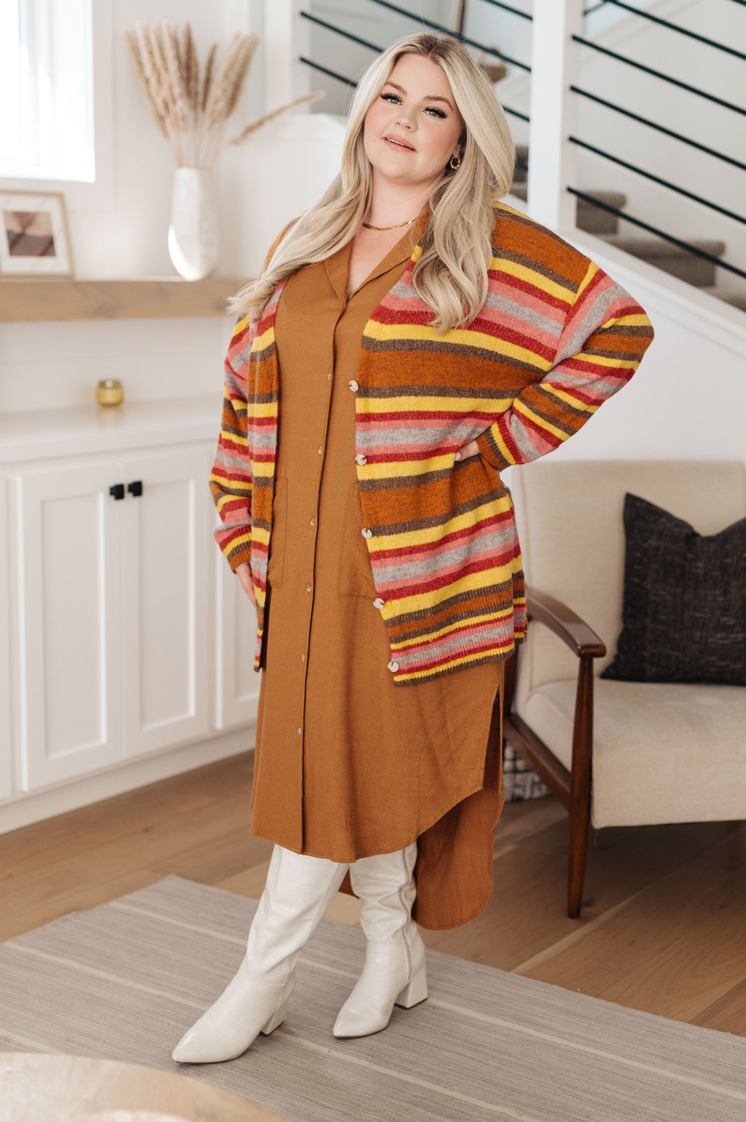 Henny Penny Striped Cardigan-Tops-Ave Shops-[option4]-[option5]-[option6]-[option7]-[option8]-Shop-Boutique-Clothing-for-Women-Online