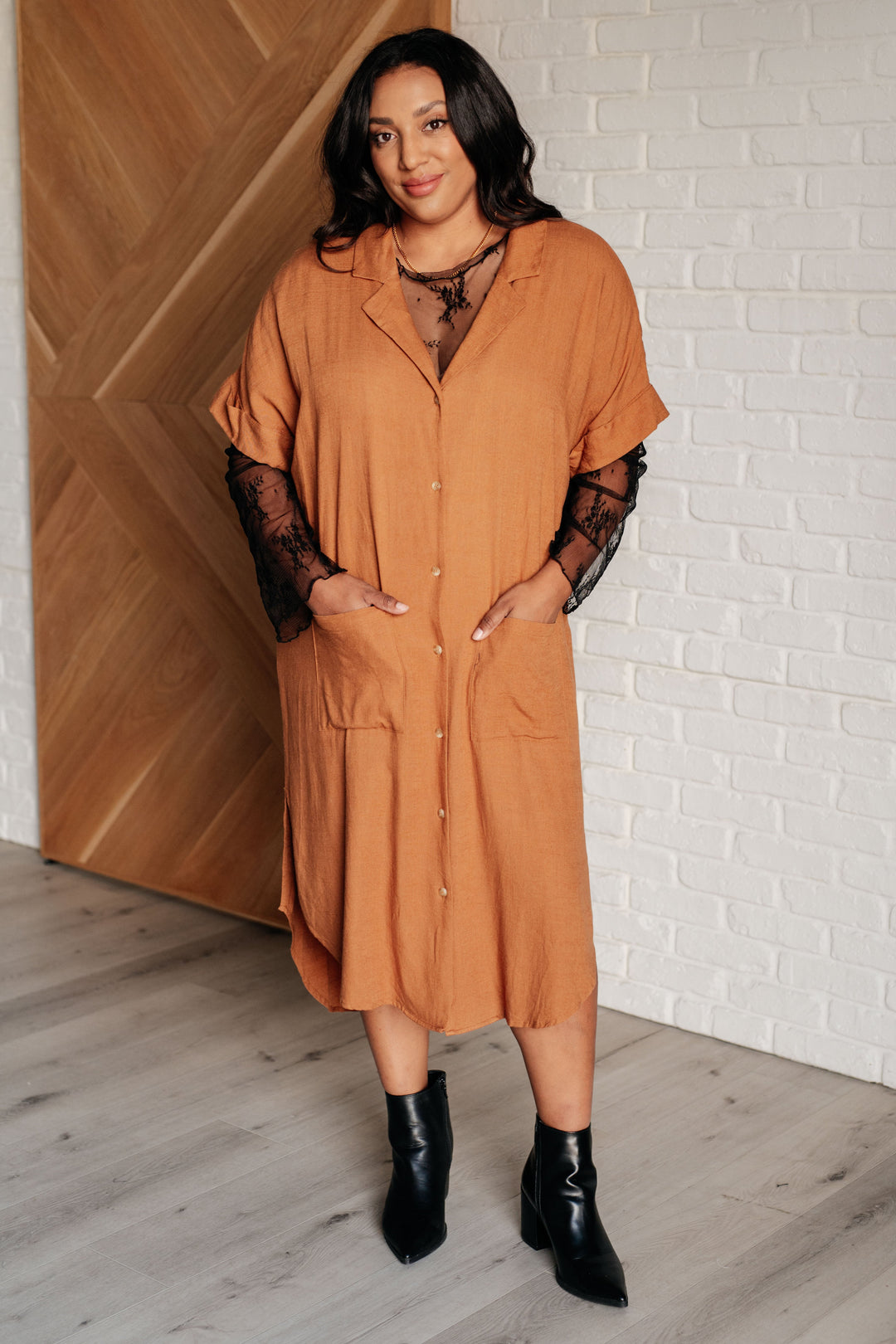 Sure to Be Great Shirt Dress-Dresses-Ave Shops-[option4]-[option5]-[option6]-[option7]-[option8]-Shop-Boutique-Clothing-for-Women-Online