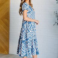 Surf Watch Tiered Midi Dress-Dresses-Ave Shops-[option4]-[option5]-[option6]-[option7]-[option8]-Shop-Boutique-Clothing-for-Women-Online